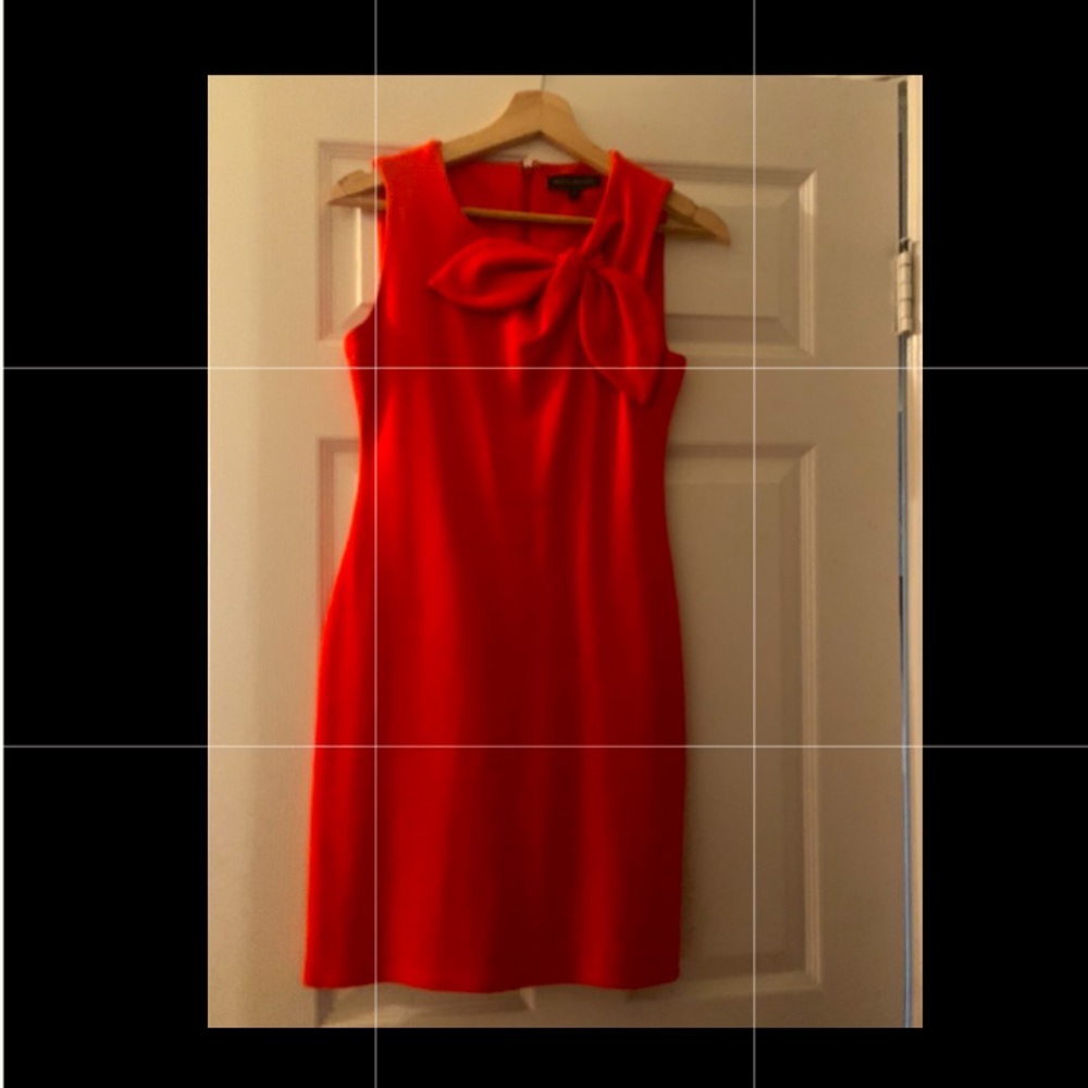 Red Banana Republic dress. Size 0P.  Worn only a few times.
